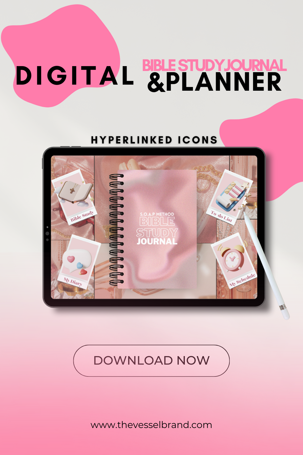 Digital Bible Study Journal & Planner