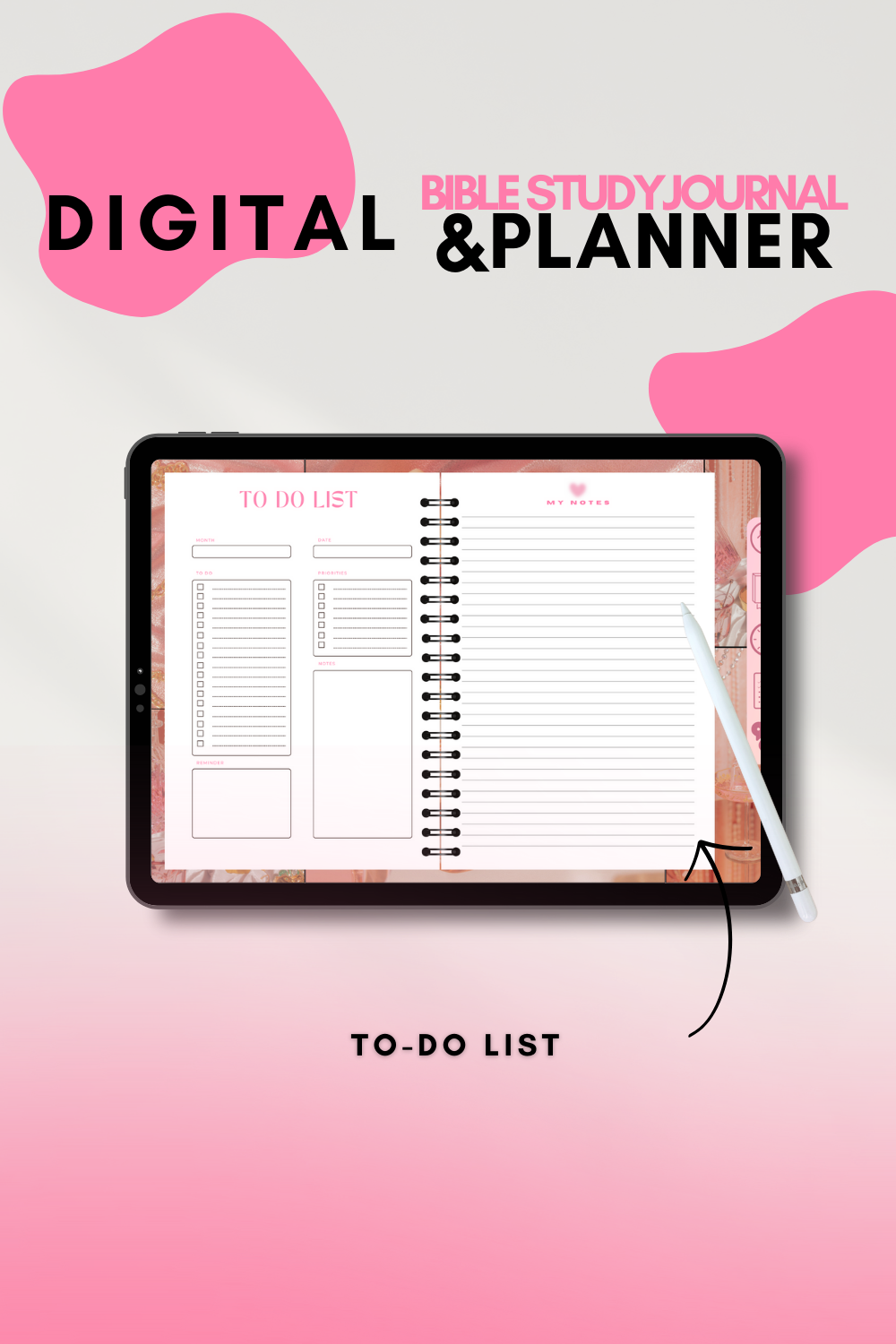 Digital Bible Study Journal & Planner