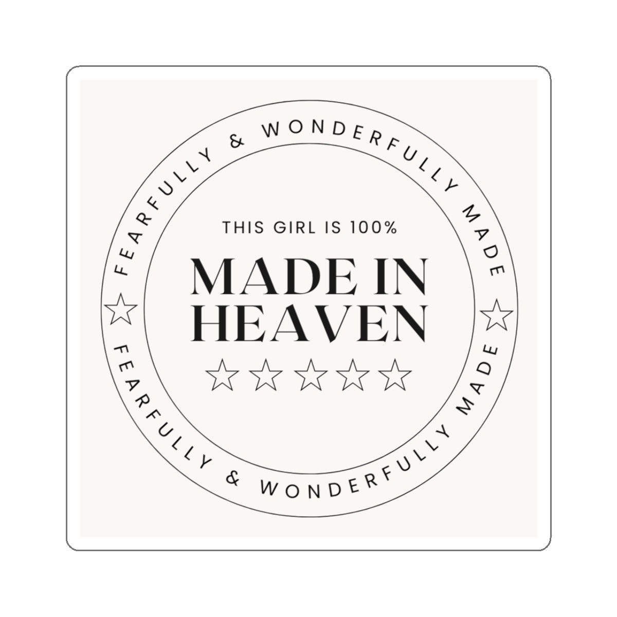 Made In Heaven Sticker