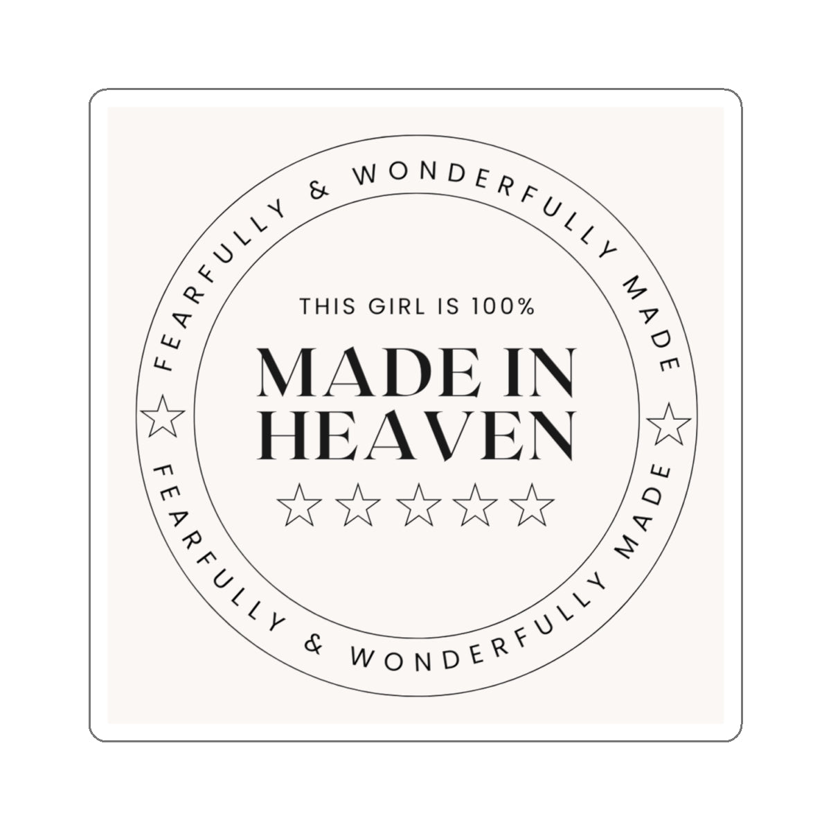 Made In Heaven Sticker