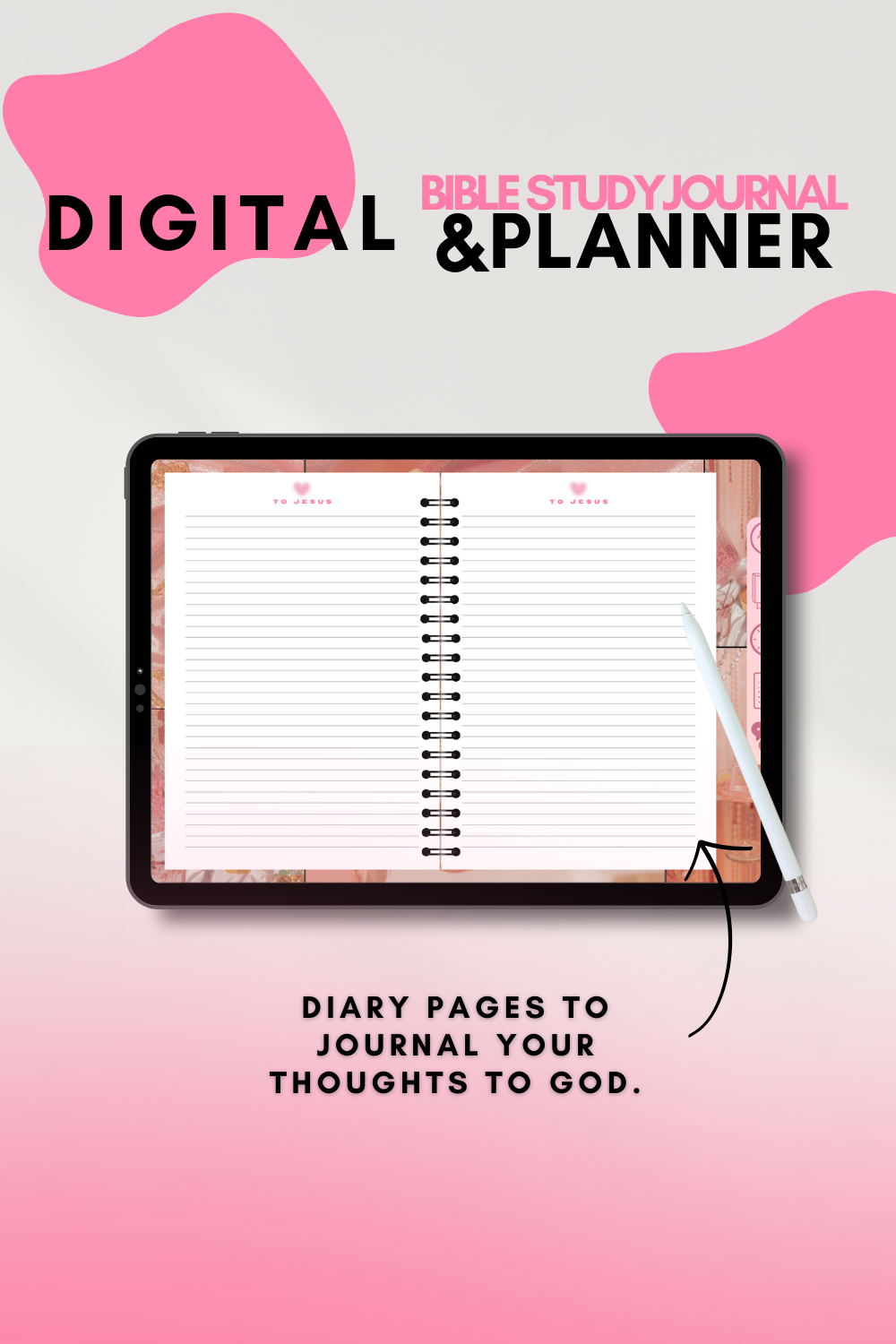 Digital Bible Study Journal & Planner